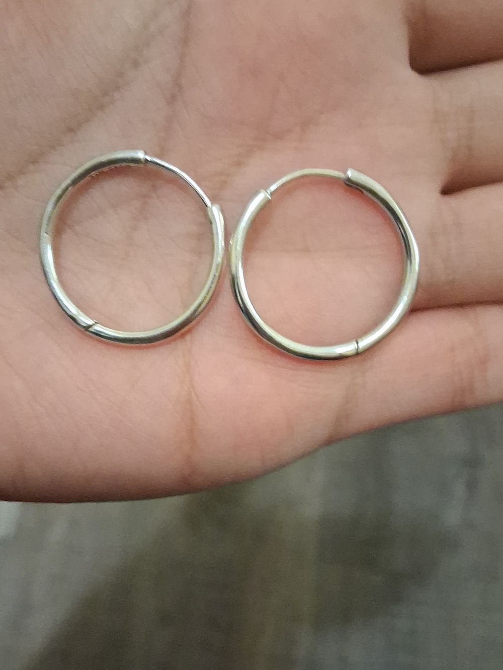 Sterling Silver Hoop Earrings